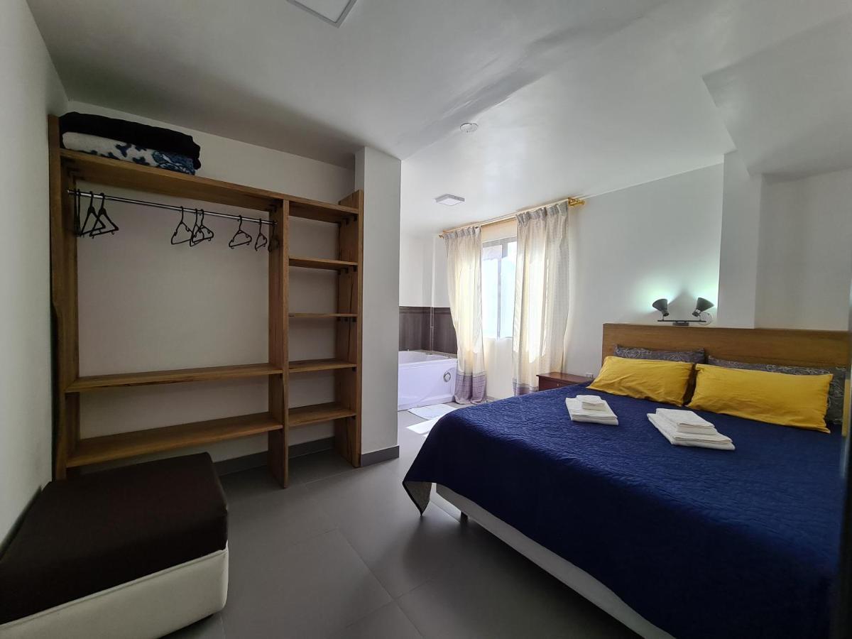 Elegante apartamento con vistas al volcán Tunguraua Baños Esterno foto