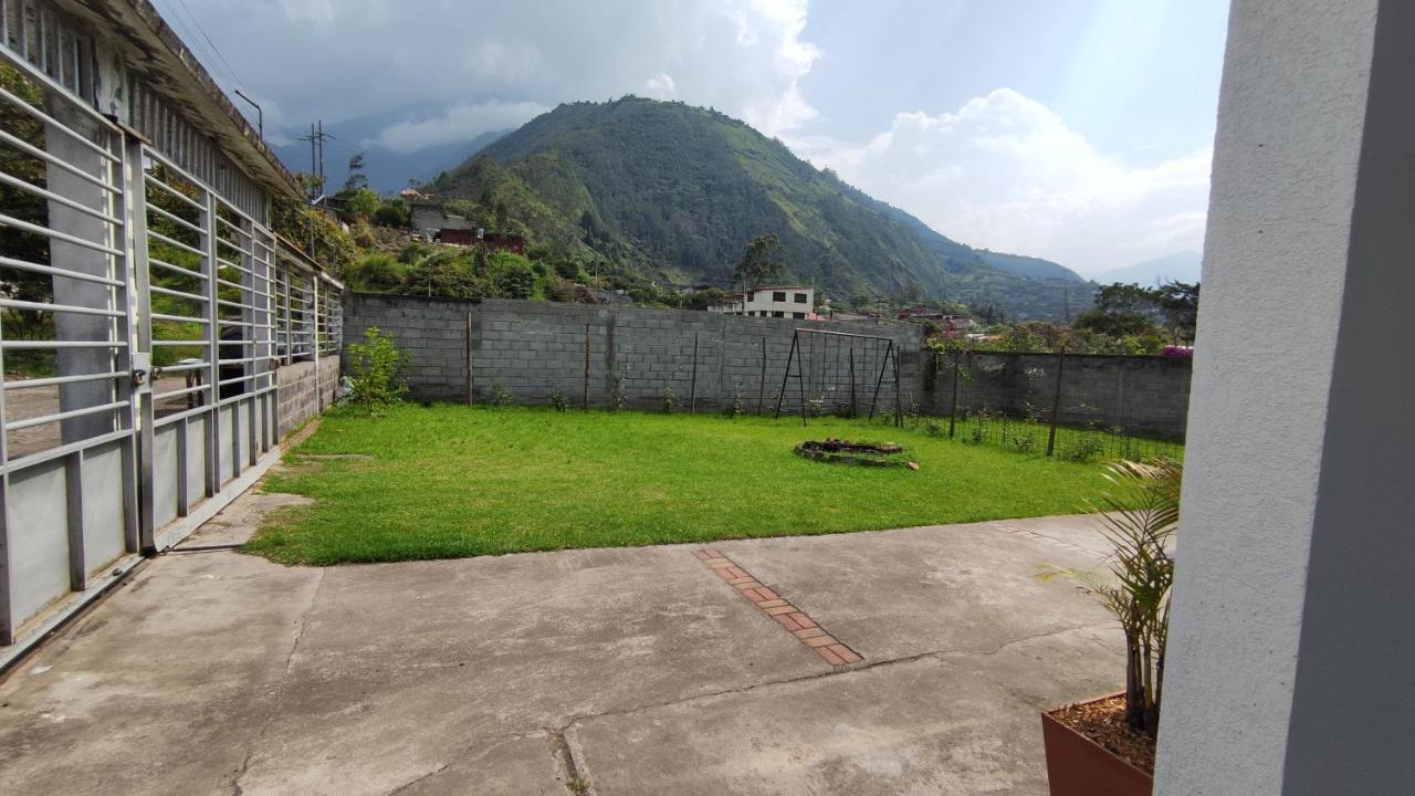 Elegante apartamento con vistas al volcán Tunguraua Baños Esterno foto