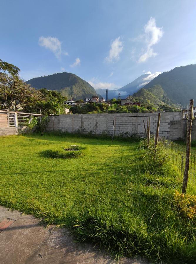 Elegante apartamento con vistas al volcán Tunguraua Baños Esterno foto